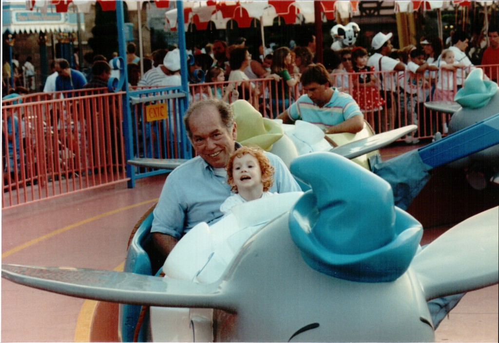 Dad and me at Disney